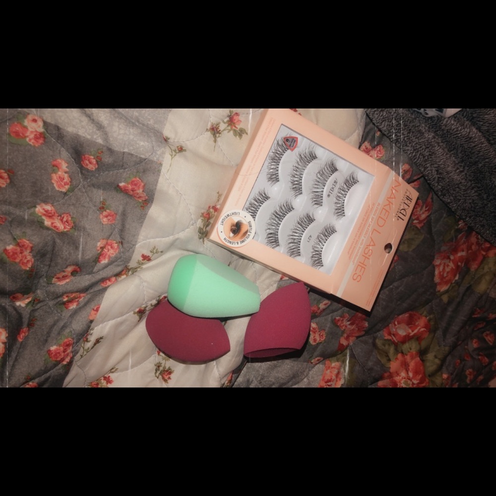 Ardell lashes and beauty sponges